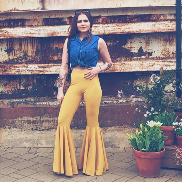 OSU Orange Bell Bottoms - Picture 1 of 3